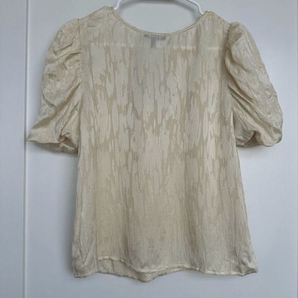 NWT Joe's Womens Summer Melon Alicia Puff Sleeve Crew Neck Top Size SP JWSM2097 - Picture 5 of 12